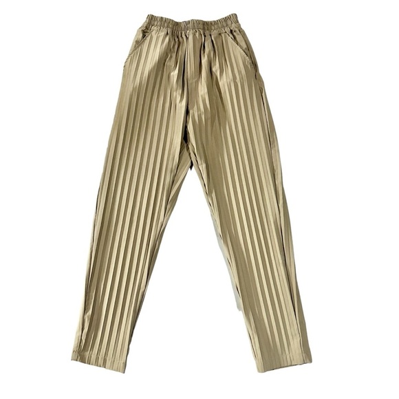 Native Youth Plissé Elastic Waist Pants in Brown Size 30 - NWOT - Picture 3 of 7